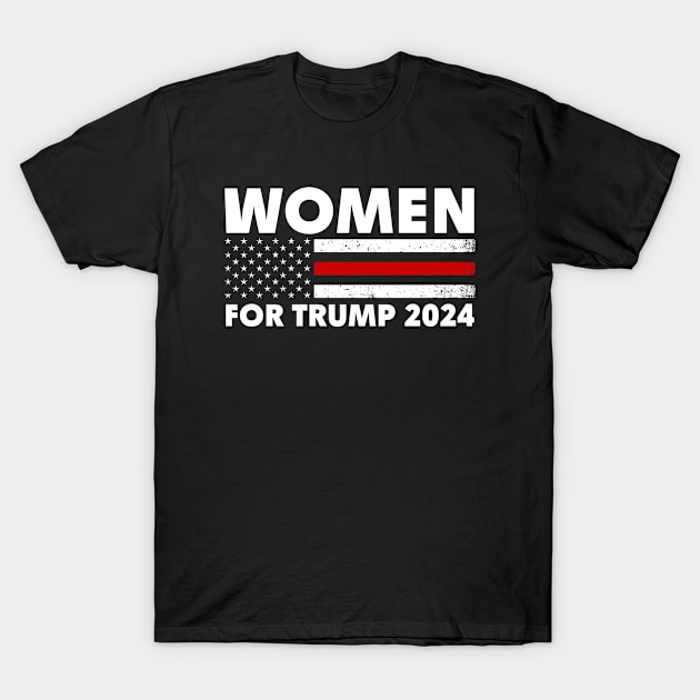 Women for Trump 2024 T-Shirt by GreenCraft